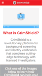 Mobile Screenshot of crimshield.com